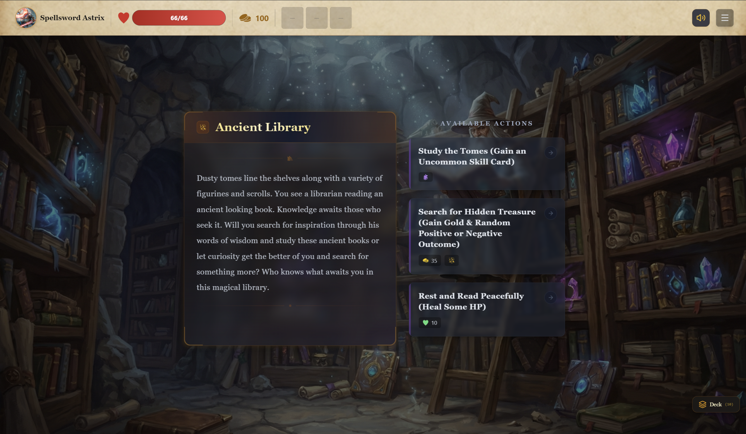 Event Screen